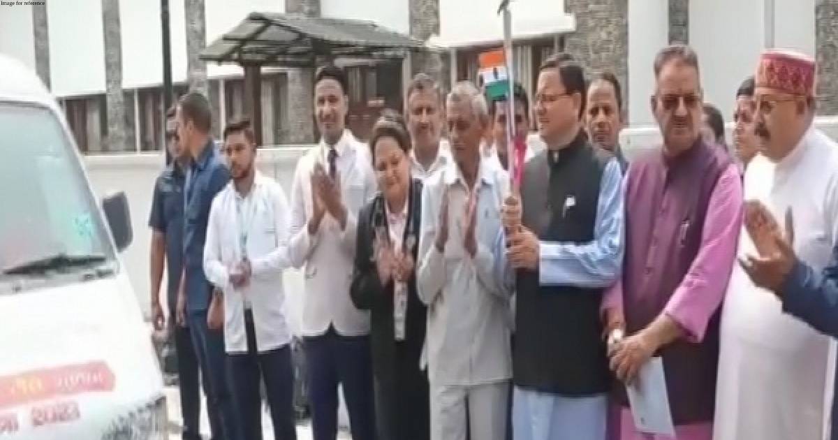 Uttarakhand: CM Dhami flags off vehicles equipped with medical facilities for Char Dham Yatra
